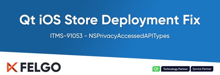Qt on iOS and the ITMS-91053 NSPrivacyAccessedAPITypes Error
